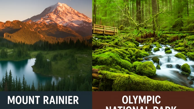 Mount Rainier vs. Olympic National Park: Which One Should You Visit First?